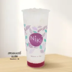 นมสดสตรอเบอร์รี่